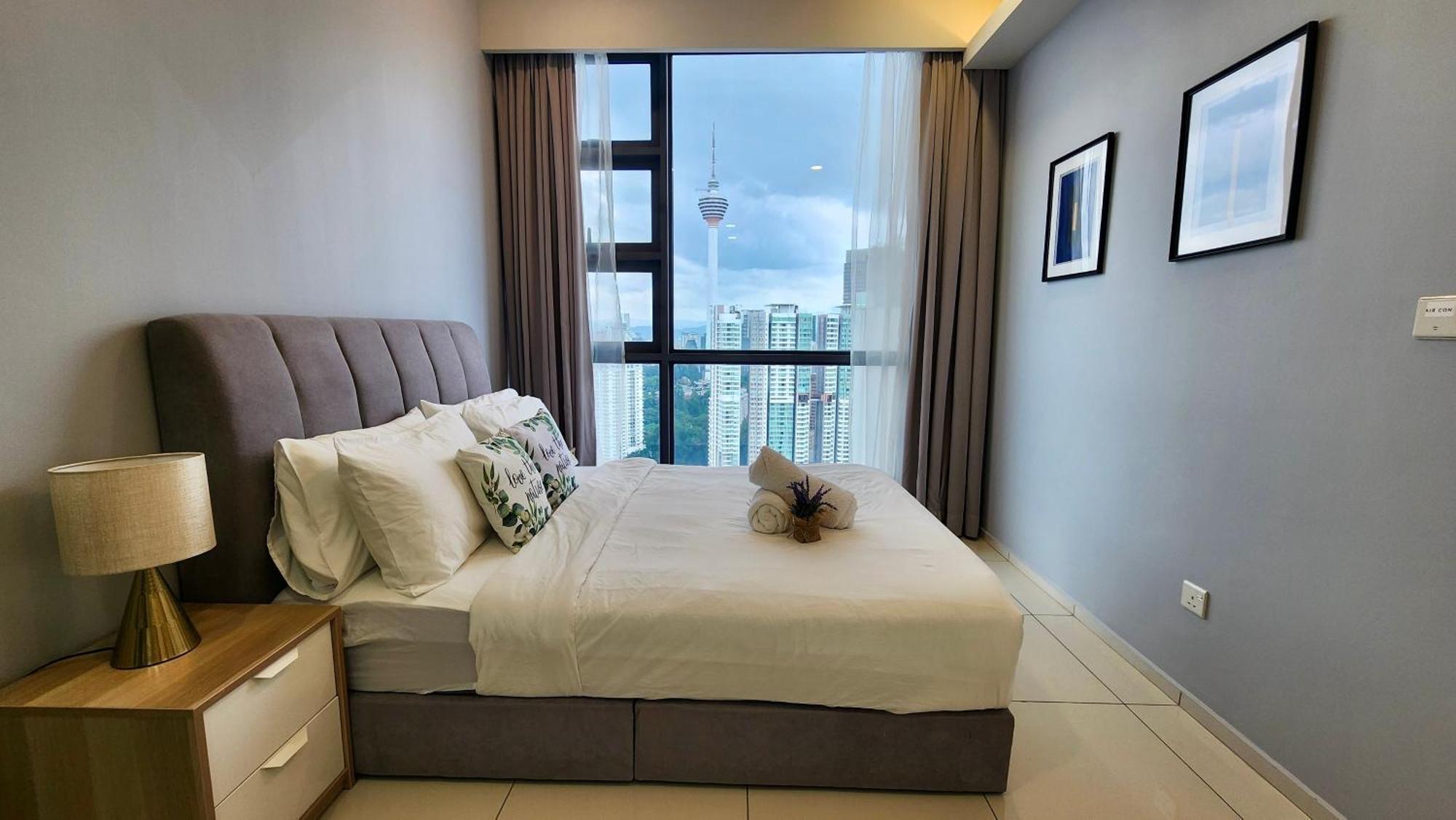 Апартаменты Skyline View In Bukit Bintang The Robertson 42F Куала-Лумпур Экстерьер фото