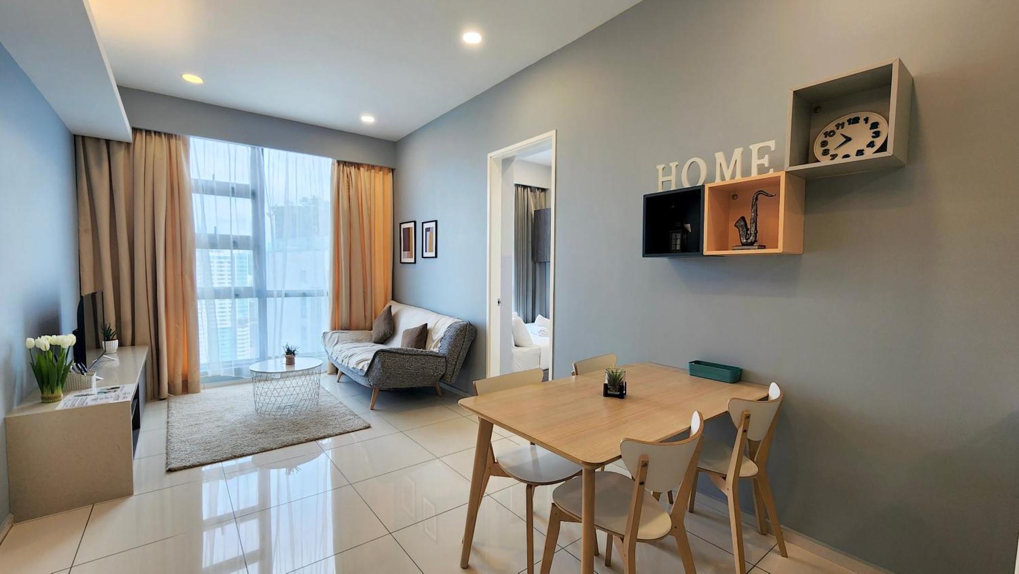 Апартаменты Skyline View In Bukit Bintang The Robertson 42F Куала-Лумпур Экстерьер фото